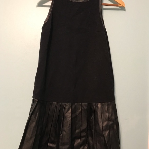 Abercrombie & Fitch Dresses & Skirts - Abercrombie Black Dress with Leather Skirt